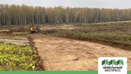 Дорожные работы в поселке Грильяж